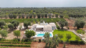 TD Trullo Titiro with Wine Cellar, Vineyard & Pool